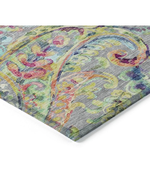 Addison Chantille ACN834-Gray 8 ft. X 8 ft. Round Rug