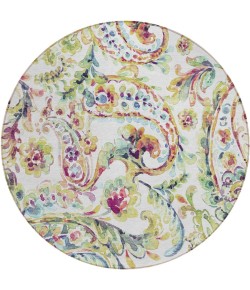 Addison Chantille ACN834-Ivory 8 ft. X 8 ft. Round Rug