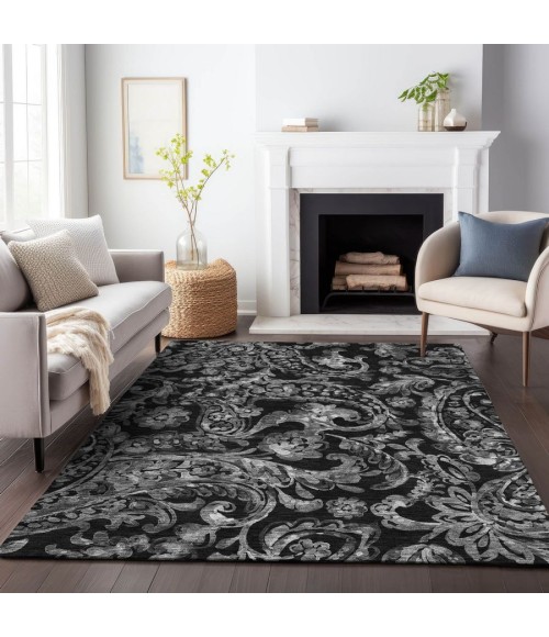 Addison Chantille ACN835-Black 3 ft. X 5 ft. Rectangle Rug