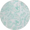 Addison Chantille ACN835-Turquoise 8 ft. X 8 ft. Round Rug