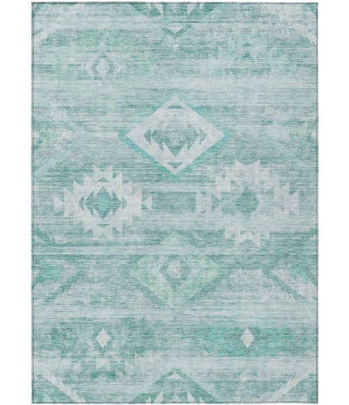 Addison Chantille ACN837-Aqua 9 ft. X 12 ft. Rectangle Rug