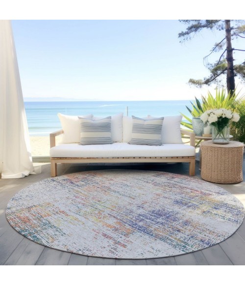 Addison Chantille ACN838-Ivory 8 ft. X 8 ft. Round Rug