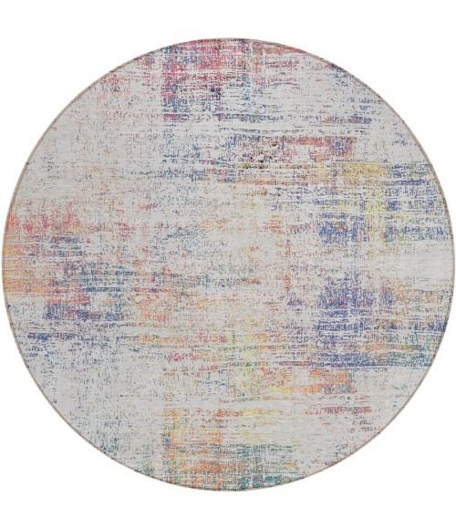 Addison Chantille ACN838-Ivory 8 ft. X 8 ft. Round Rug