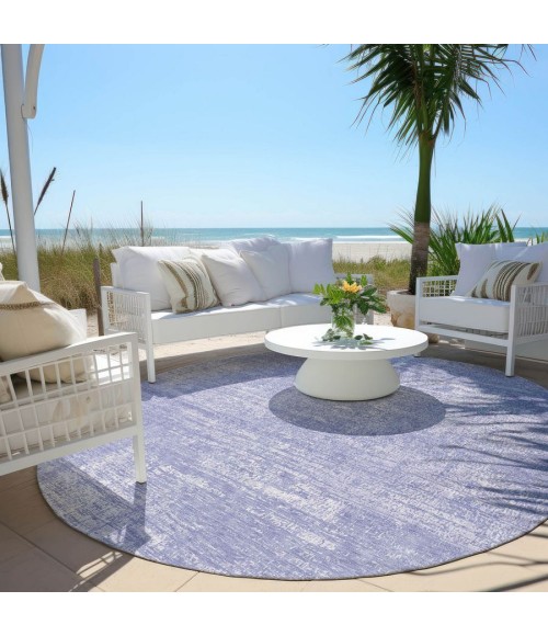 Addison Chantille ACN839-Lavender 8 ft. X 8 ft. Round Rug