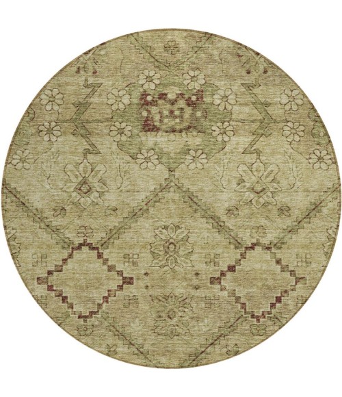 Addison Chantille ACN842-Brown 8 ft. X 8 ft. Round Rug