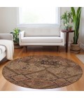 Addison Chantille ACN842-Paprika 8 ft. X 8 ft. Round Rug