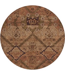 Addison Chantille ACN842-Paprika 8 ft. X 8 ft. Round Rug