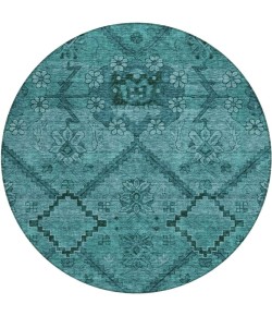 Addison Chantille ACN842-Teal 8 ft. X 8 ft. Round Rug