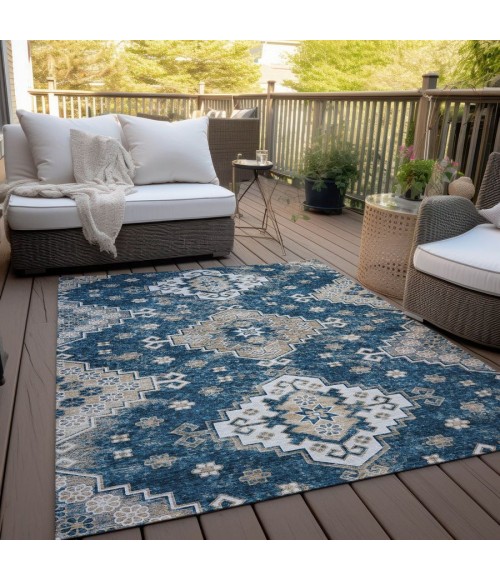 Addison Chantille Rug ACN846-Navy 10 ft. X 14 ft. Rectangle - Rugs Town Addison Chantille ACN846-Navy 10 ft. X 14 ft. Rectangle Rug