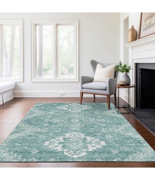 Addison Chantille ACN847-Aqua 5 ft. X 7 ft. 6 in. Rectangle Rug