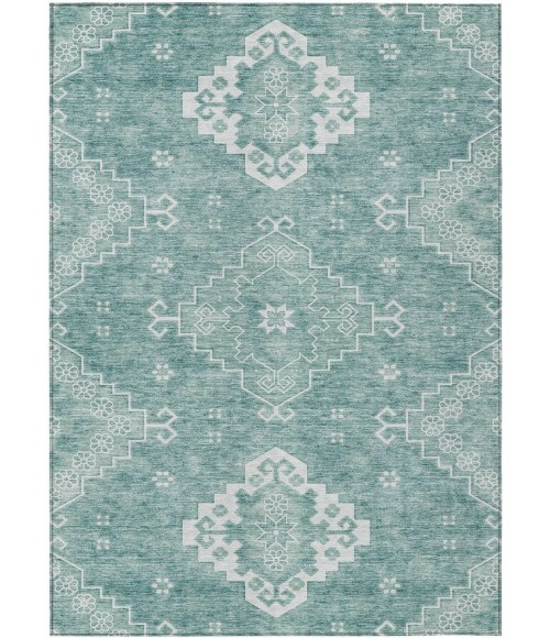 Addison Chantille ACN847-Aqua 5 ft. X 7 ft. 6 in. Rectangle Rug