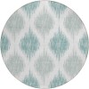 Addison Chantille ACN848-Aqua 8 ft. X 8 ft. Round Rug
