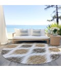 Addison Chantille ACN848-Chocolate 8 ft. X 8 ft. Round Rug