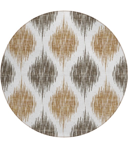 Addison Chantille ACN848-Chocolate 8 ft. X 8 ft. Round Rug