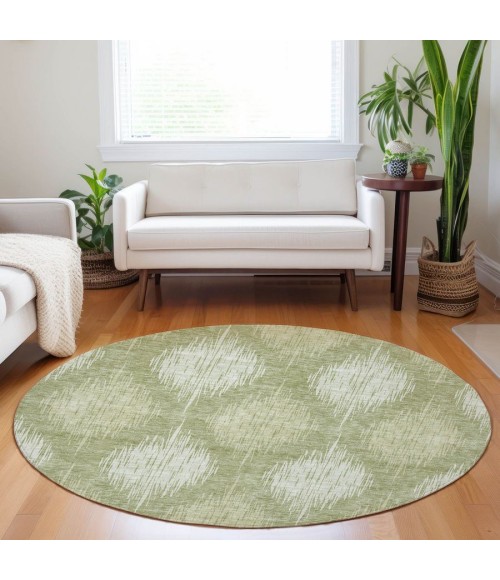 Addison Chantille ACN849-Aloe 8 ft. X 8 ft. Round Rug