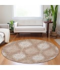 Addison Chantille ACN849-Coral 8 ft. X 8 ft. Round Rug