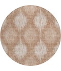 Addison Chantille ACN849-Coral 8 ft. X 8 ft. Round Rug