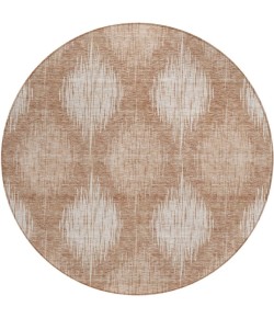 Addison Chantille ACN849-Coral 8 ft. X 8 ft. Round Rug
