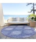 Addison Chantille ACN849-Denim 8 ft. X 8 ft. Round Rug
