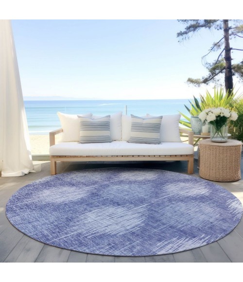 Addison Chantille ACN849-Denim 8 ft. X 8 ft. Round Rug