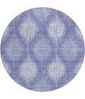 Addison Chantille ACN849-Denim 8 ft. X 8 ft. Round Rug