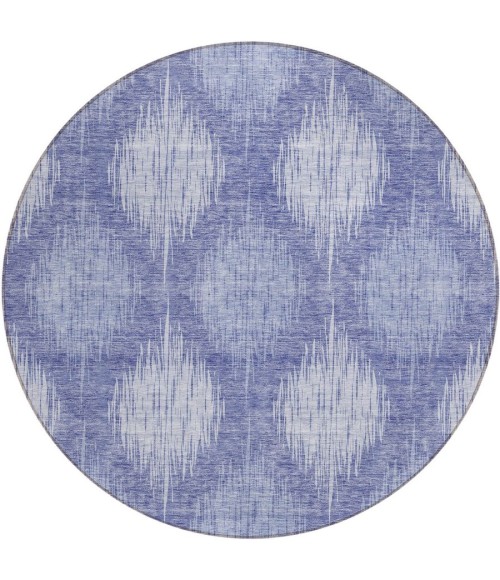 Addison Chantille ACN849-Denim 8 ft. X 8 ft. Round Rug