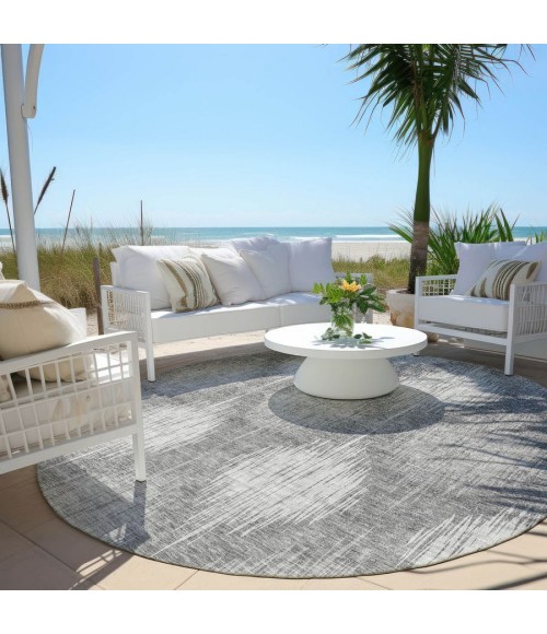 Addison Chantille ACN849-Gray 8 ft. X 8 ft. Round Rug