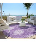 Addison Chantille ACN849-Plum 8 ft. X 8 ft. Round Rug