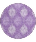 Addison Chantille ACN849-Plum 8 ft. X 8 ft. Round Rug