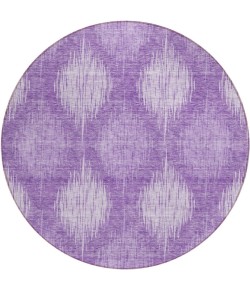 Addison Chantille ACN849-Plum 8 ft. X 8 ft. Round Rug
