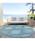 Addison Chantille ACN849-Teal 8 ft. X 8 ft. Round Rug