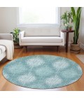 Addison Chantille ACN849-Teal 8 ft. X 8 ft. Round Rug