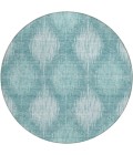 Addison Chantille ACN849-Teal 8 ft. X 8 ft. Round Rug