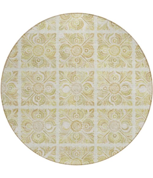Addison Chantille ACN854-Beige 8 ft. X 8 ft. Round Rug