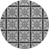 Addison Chantille ACN854-Black 8 ft. X 8 ft. Round Rug