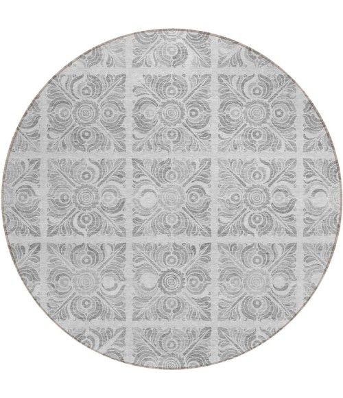 Addison Chantille ACN854-Silver 8 ft. X 8 ft. Round Rug