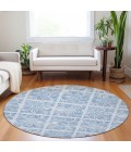 Addison Chantille ACN854-Sky 8 ft. X 8 ft. Round Rug