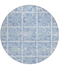 Addison Chantille ACN854-Sky 8 ft. X 8 ft. Round Rug