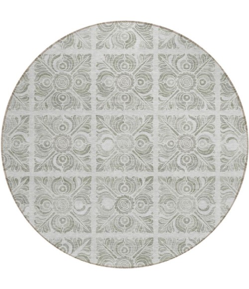 Addison Chantille ACN854-Taupe 8 ft. X 8 ft. Round Rug