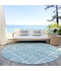 Addison Chantille ACN854-Turquoise 8 ft. X 8 ft. Round Rug