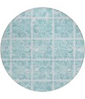 Addison Chantille ACN854-Turquoise 8 ft. X 8 ft. Round Rug