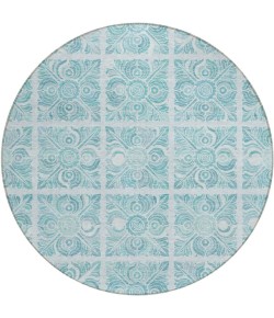 Addison Chantille ACN854-Turquoise 8 ft. X 8 ft. Round Rug
