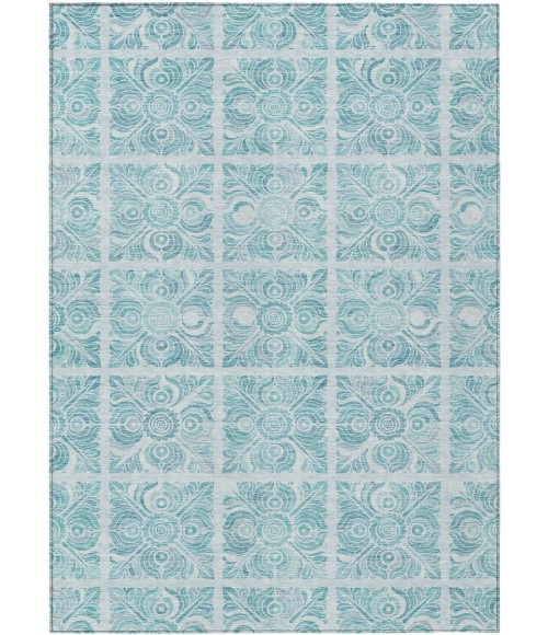 Addison Chantille ACN854-Turquoise 5 ft. X 7 ft. 6 in. Rectangle Rug