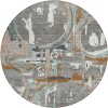 Addison Chantille ACN855-Gray 8 ft. X 8 ft. Round Rug