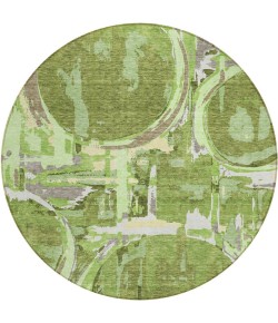 Addison Chantille ACN855-Green 8 ft. X 8 ft. Round Rug