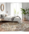 Addison Chantille ACN855-Mocha 8 ft. X 8 ft. Round Rug