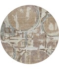 Addison Chantille ACN855-Mocha 8 ft. X 8 ft. Round Rug