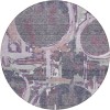 Addison Chantille ACN855-Purple 8 ft. X 8 ft. Round Rug
