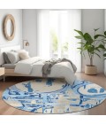 Addison Chantille ACN855-Sky 8 ft. X 8 ft. Round Rug