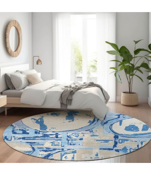 Addison Chantille ACN855-Sky 8 ft. X 8 ft. Round Rug